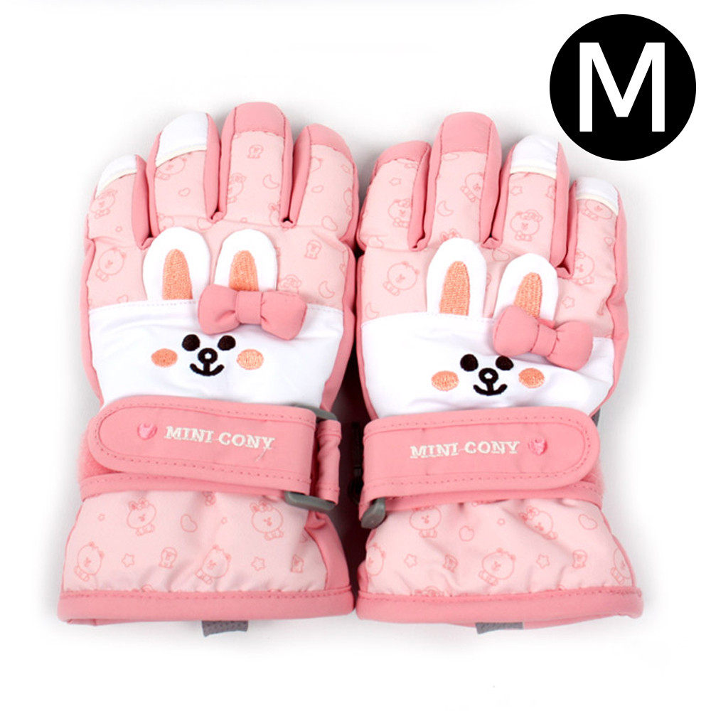 성창FNG 라인프렌즈 코니 입체페이스 방한장갑 (M)