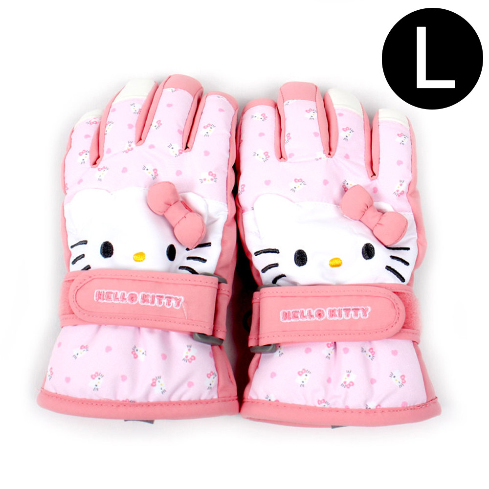 성창FNG 헬로키티 입체패턴 방한장갑 (L)