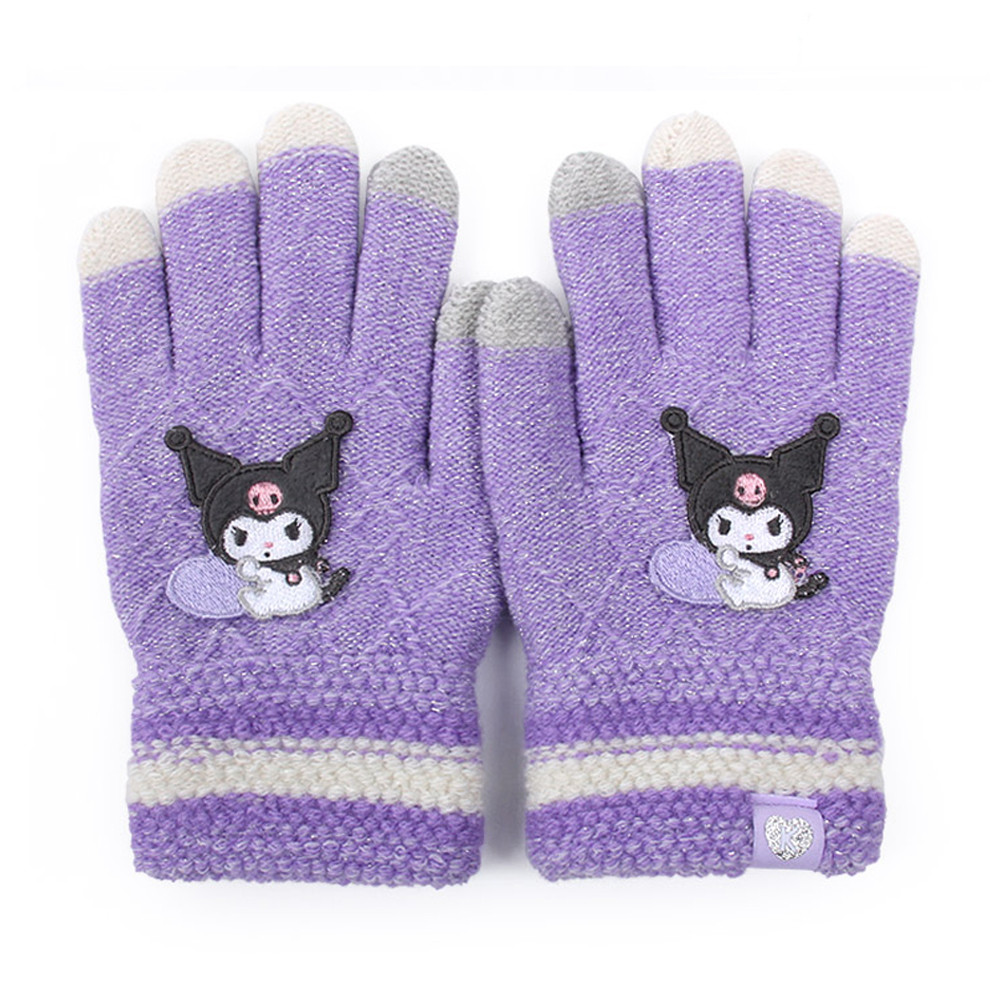 성창 아동장갑 쿠로미 트윈짜임 니트 장갑