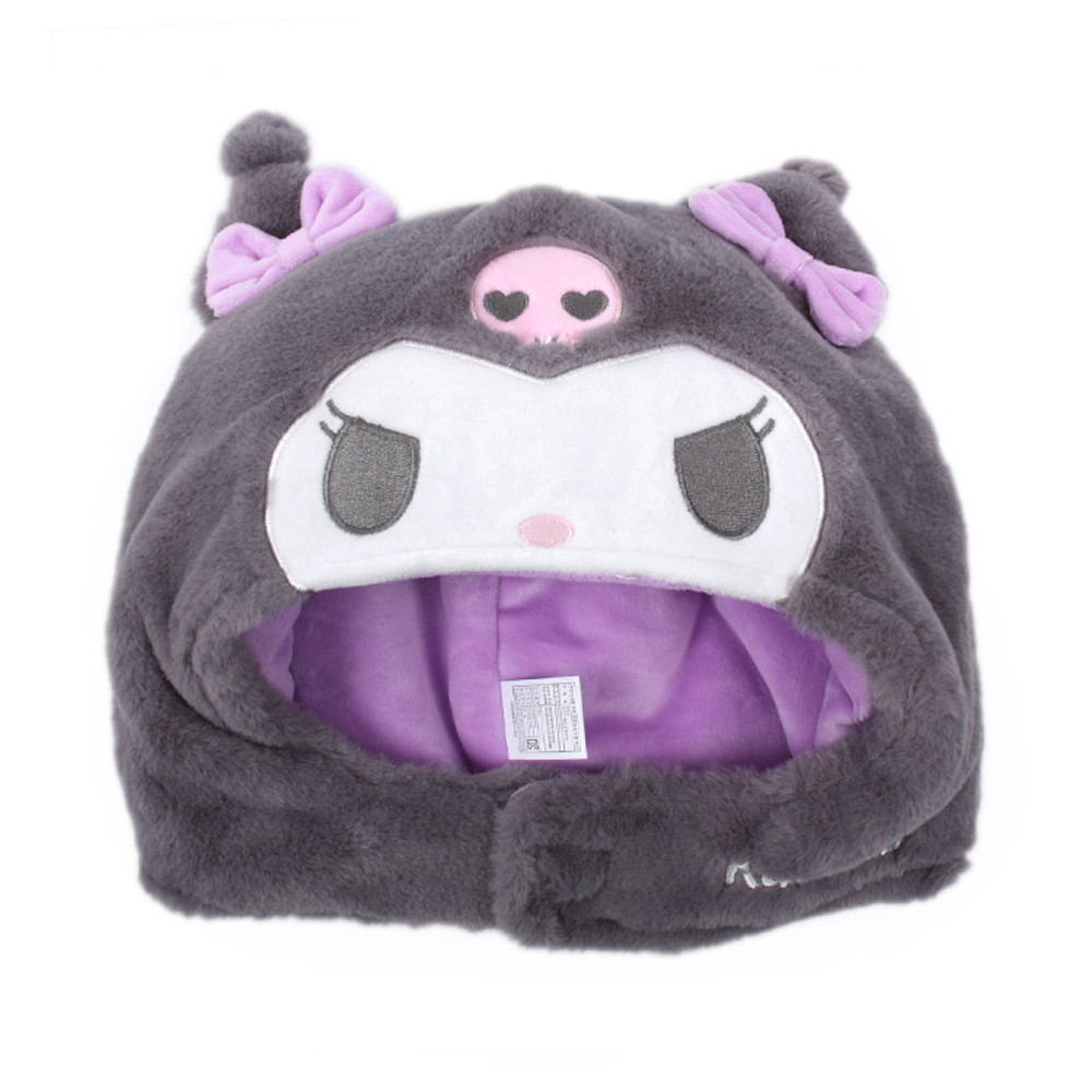 성창 아동모자 쿠로미 페이스 헤드 인형 방한 모자