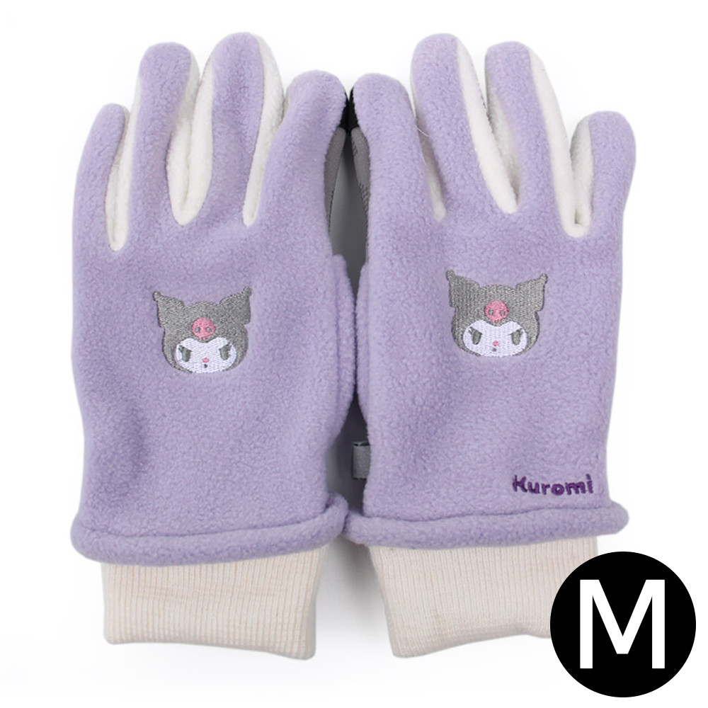 성창 아동장갑 쿠로미 페이스 자수 부클 장갑 (M)