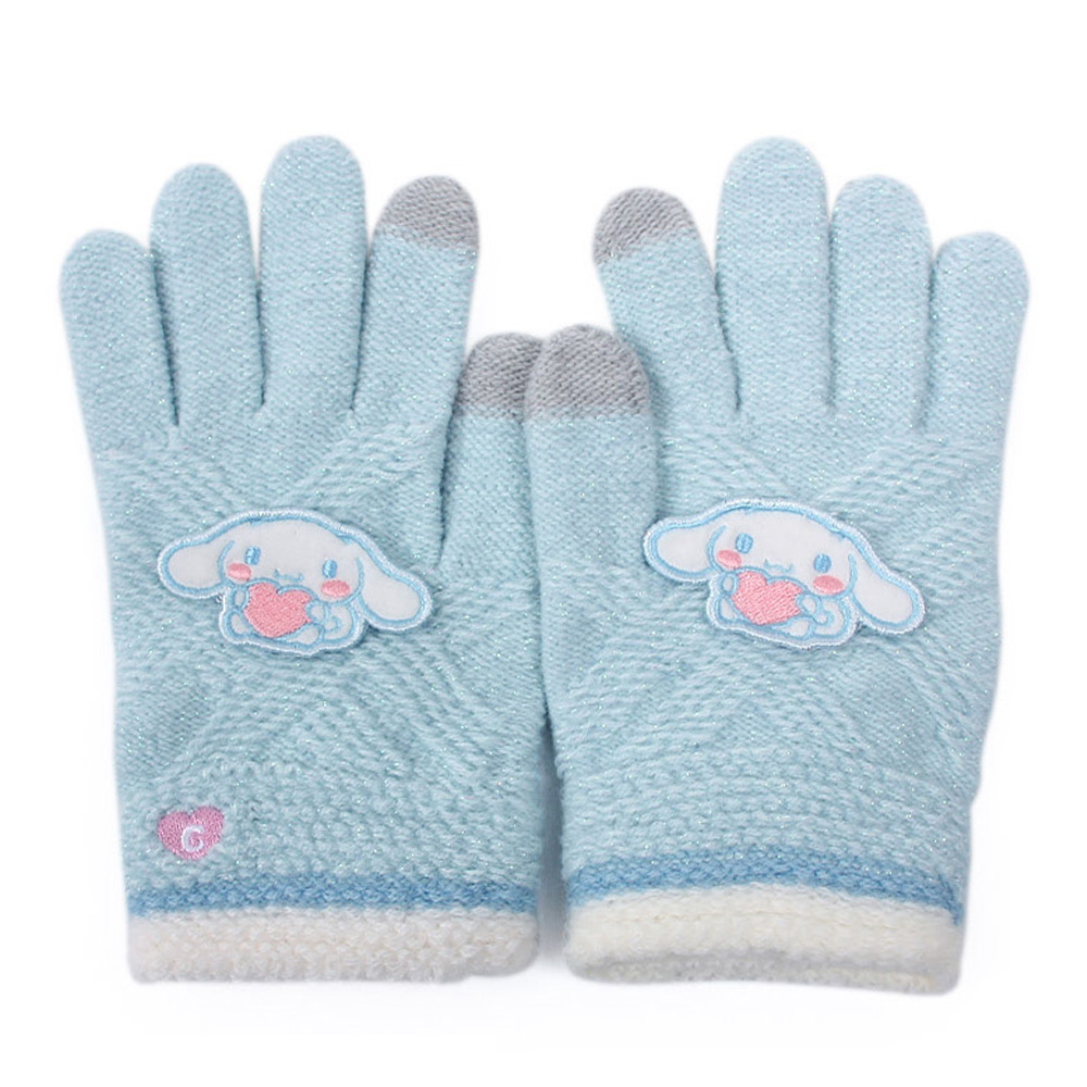 성창 장갑 시나모롤 스윗하트 니트 아동장갑 방한장갑