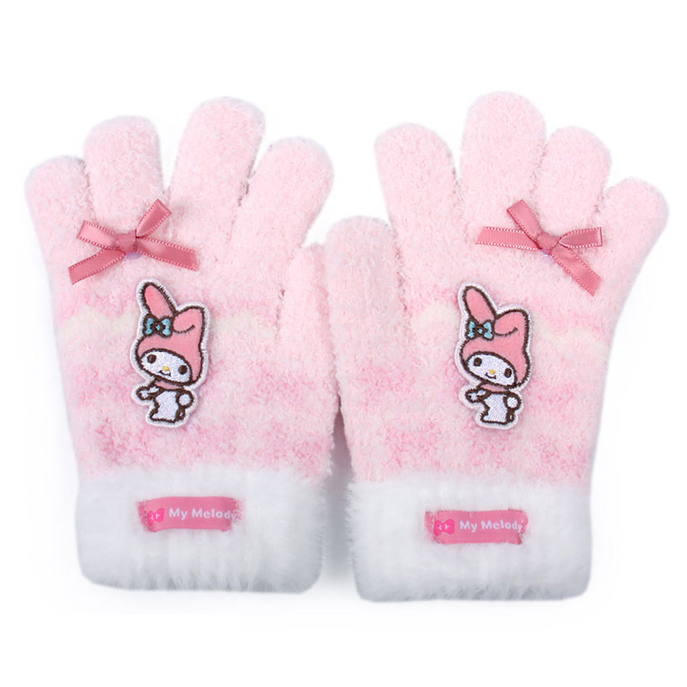 성창 장갑 마이멜로디 리본 오지 날개사 아동장갑 방한장갑