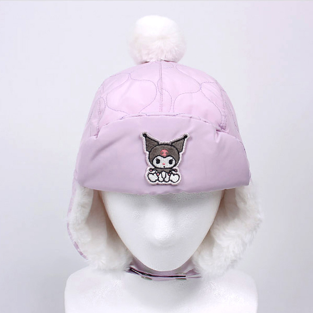 성창 모자 쿠로미 누빔 패딩 공군모 캐릭터 아동모자 방한모