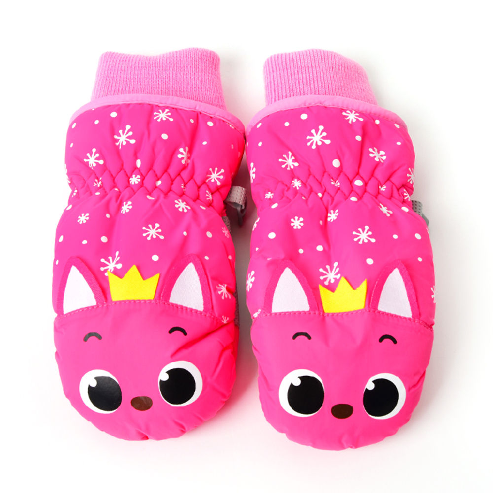 서울트레이딩 아동장갑 핑크퐁 베이직 엄지 방한 벙어리 장갑