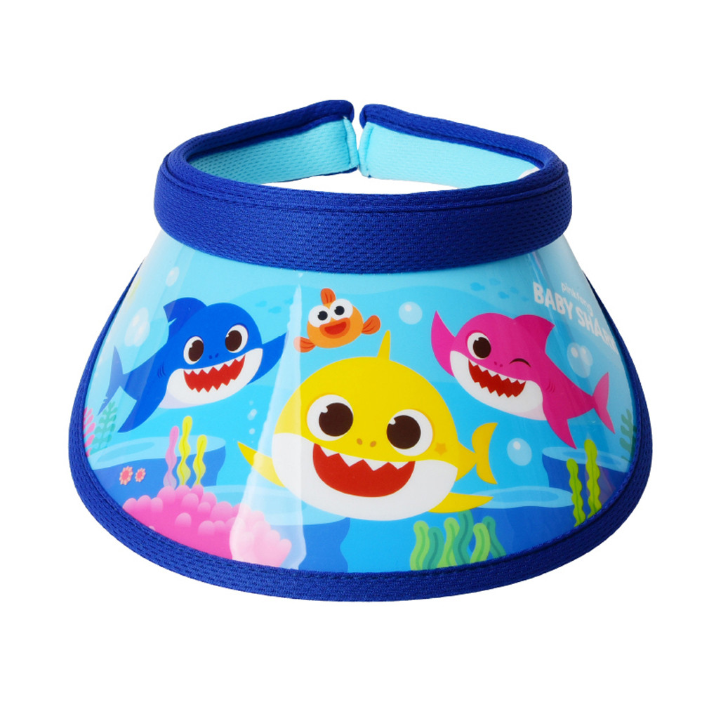 서울트레이딩 아동모자 핑크퐁 하이 상어 가족 썬캡 (블루) 어린이모자 아동썬캡