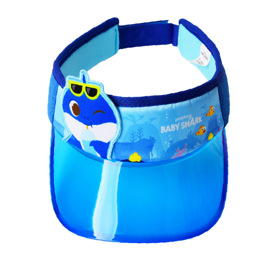 서울트레이딩 아동모자 핑크퐁 아빠 상어 쥬시 썬캡 (블루) 어린이모자 아동썬캡