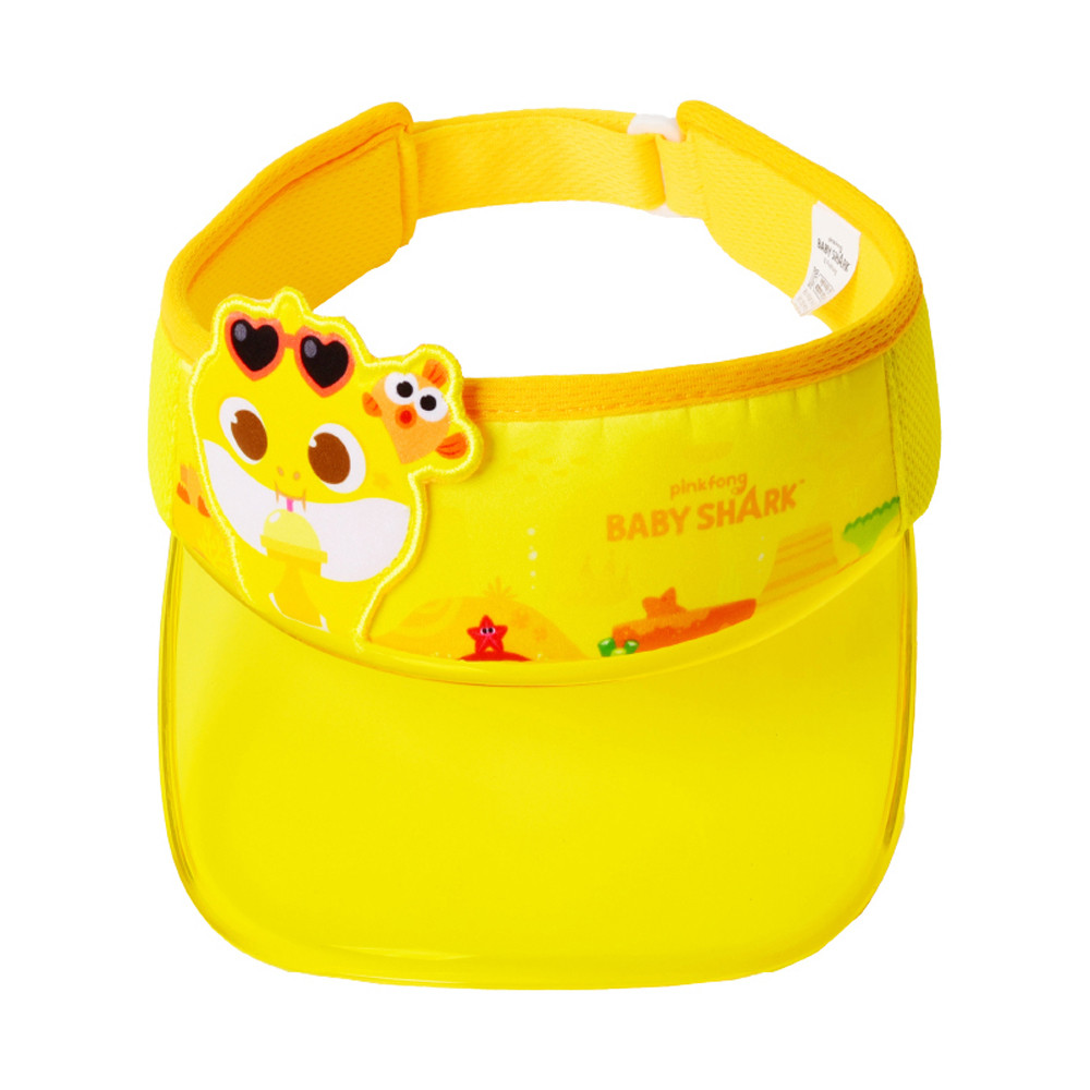 서울트레이딩 아동모자 핑크퐁 아기 상어 쥬시 썬캡 (노랑) 어린이모자 아동썬캡