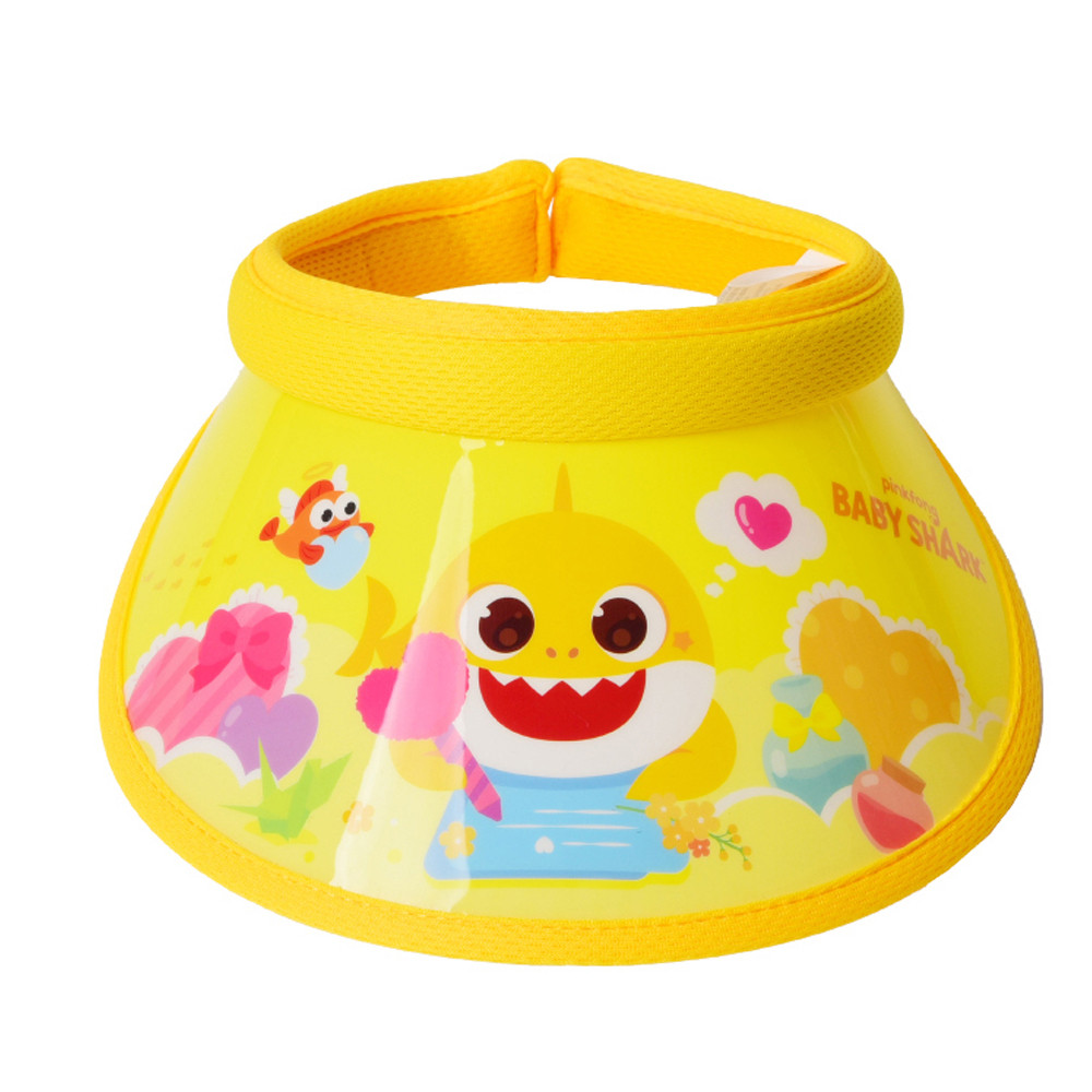 서울트레이딩 아동모자 핑크퐁 아기 상어 스위트 썬캡 (노랑) 어린이모자 아동썬캡