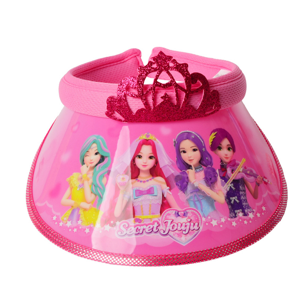 서울트레이딩 아동모자 시크릿쥬쥬 하트 썬캡 어린이모자 아동썬캡