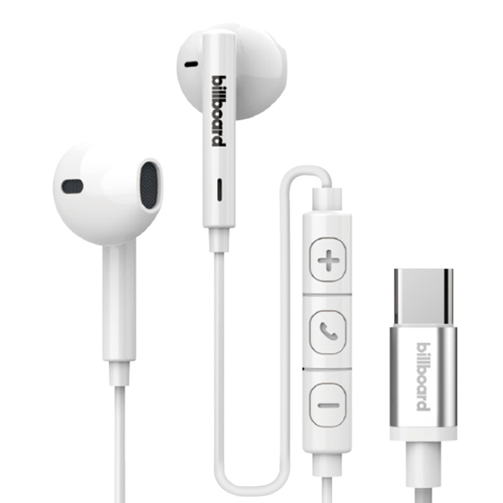 빌보드 이어폰 C타입 유선 이어폰 (TE001) (화이트)