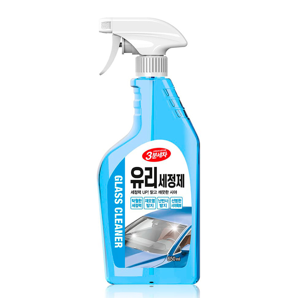 카렉스 자동차유리세정제 3분세차 차 유리세정제 650ml