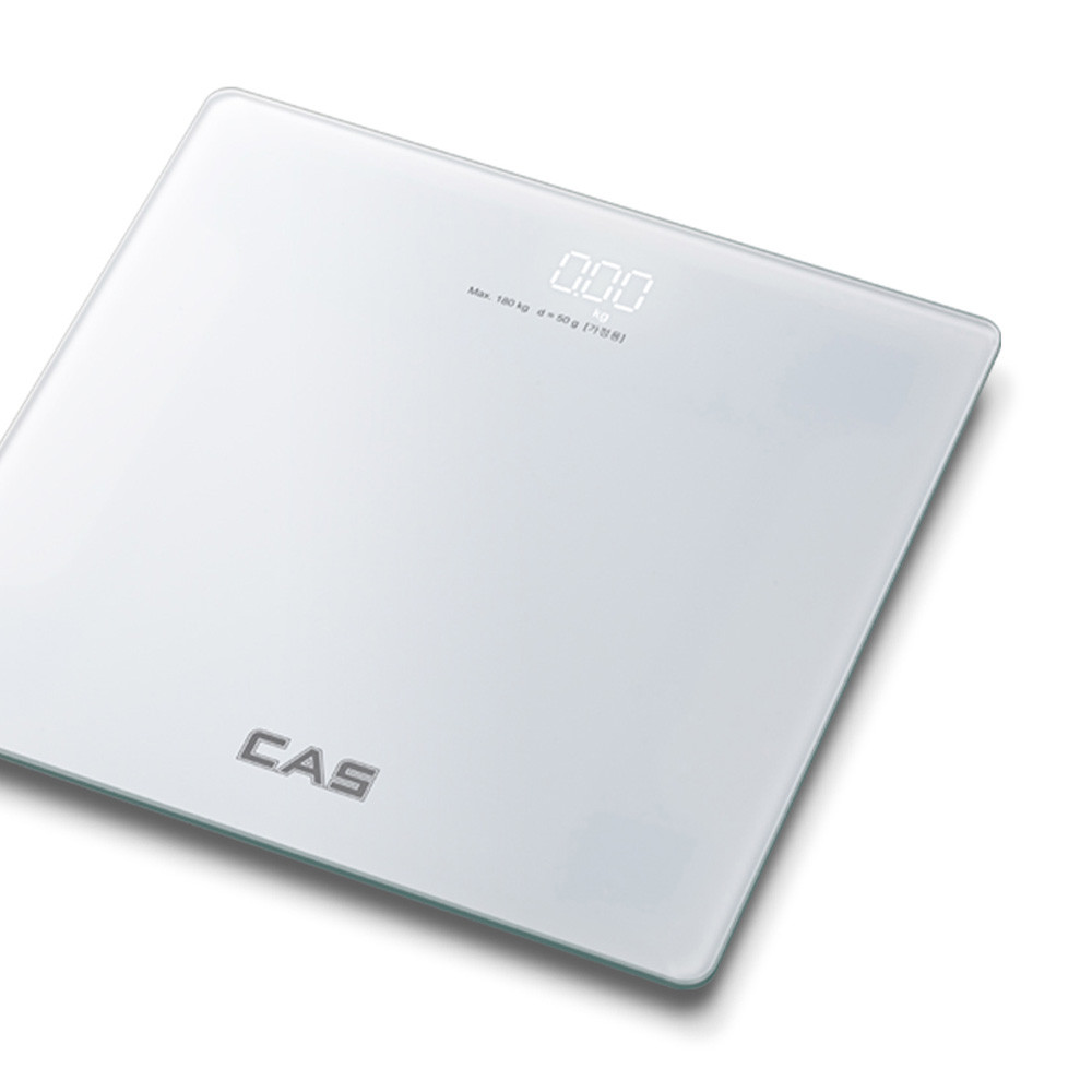 CAS 카스체중계 LED램프 디지털 체중계 H5 (화이트)