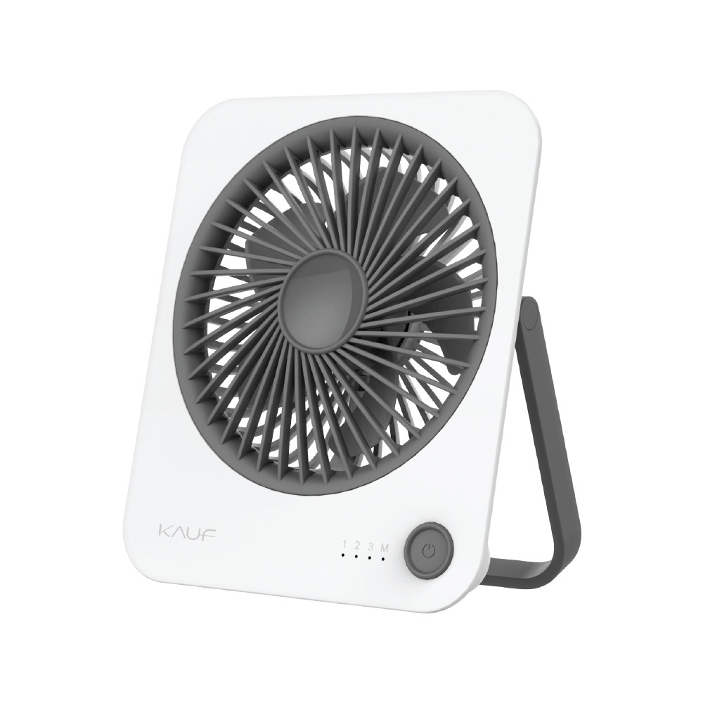 KAUF 미니선풍기 스퀘어 슬림 무선 선풍기 (KF-DF04) 시원한 여름 캠핑선풍기 탁상선풍기 무선선풍기