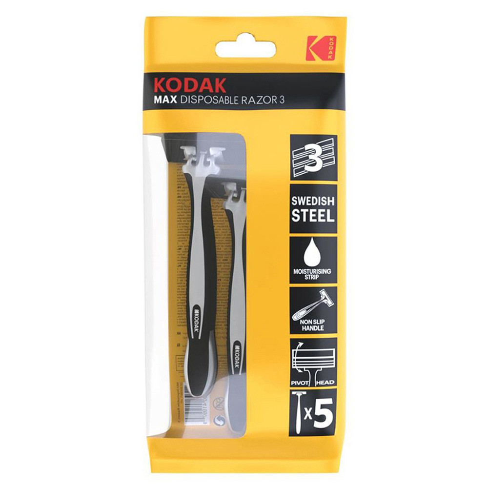 코닥 일회용 면도기 3중날 맥스3 (5개입)