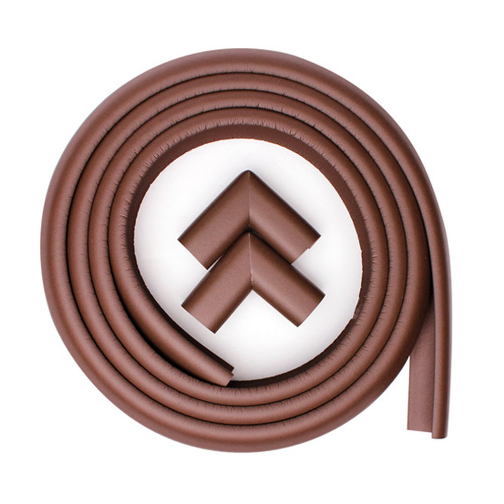 라호키즈 유아 안전용품 모서리 코너 보호대 베이직 (다크월넛)