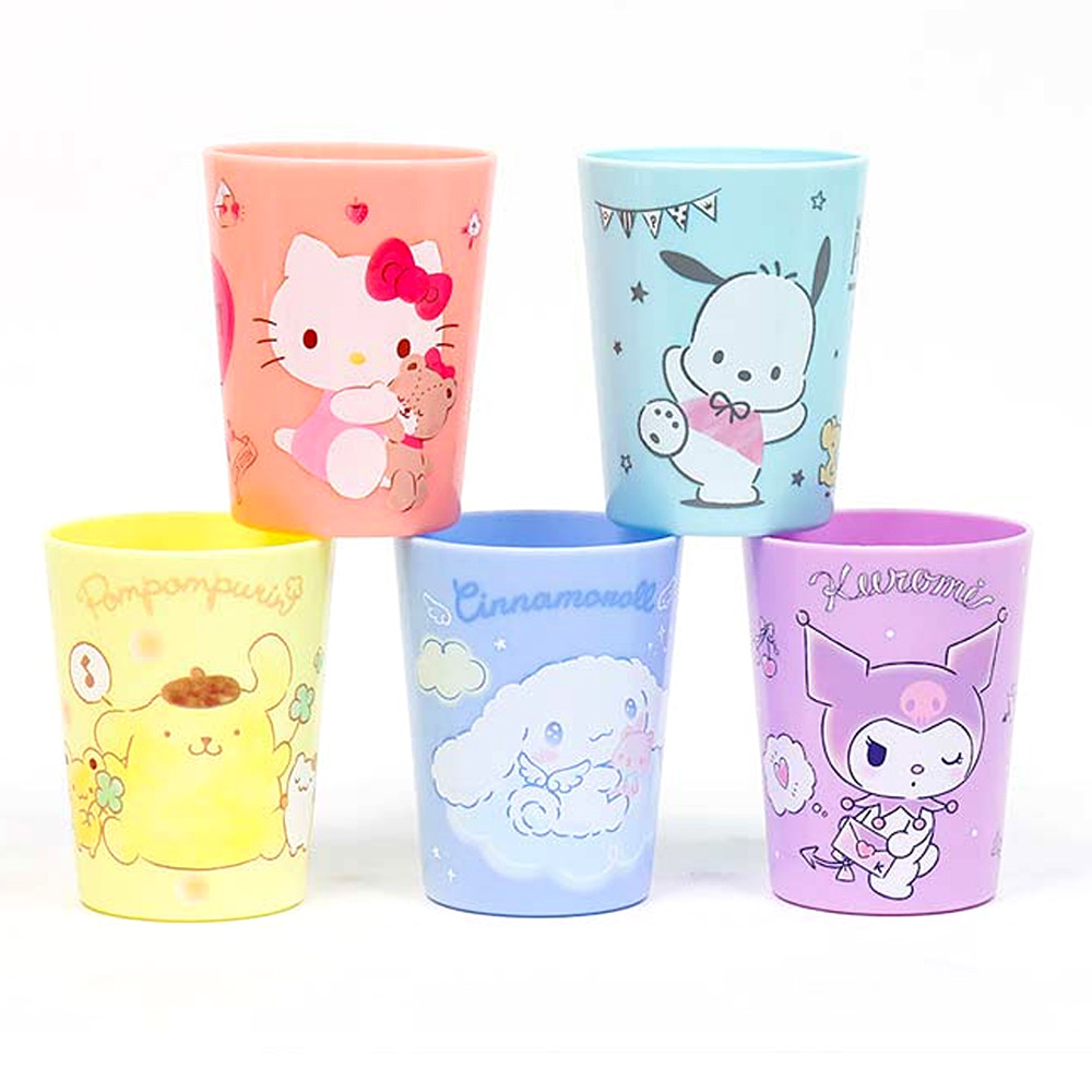 릴팡 아기컵 산리오 캐릭터즈 단단한 컵 5P 세트
