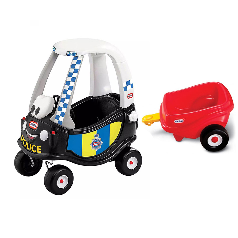 리틀타익스 지붕차 붕붕카 코지쿠페 경찰차 지붕카 (트레일러 포함) (조립배송)
