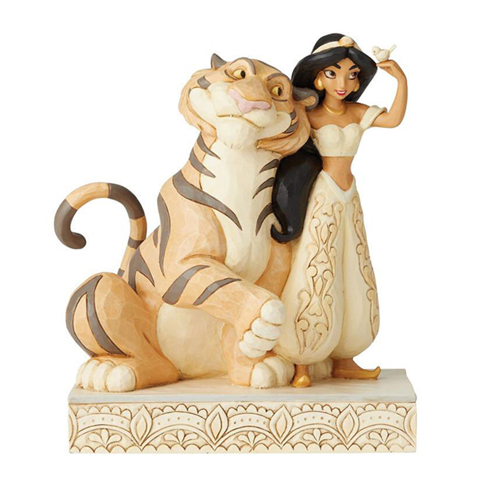 에네스코 디즈니 화이트 알라딘 자스민과 라자 피규어 19cm (E6002817)