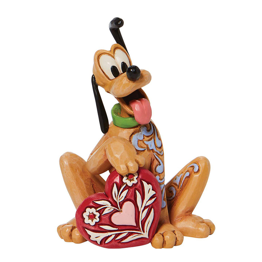 에네스코 디즈니 하트를 품고있는 플루토 피규어 9cm (E6010108)