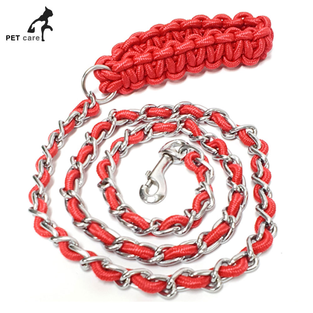 엠펫 로프체인 리드줄 (레드)