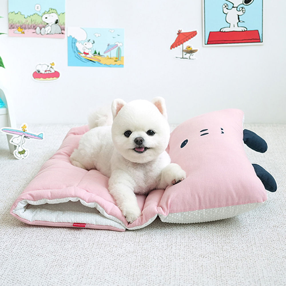 패리스독 스누피 낮잠베드 (핑크)