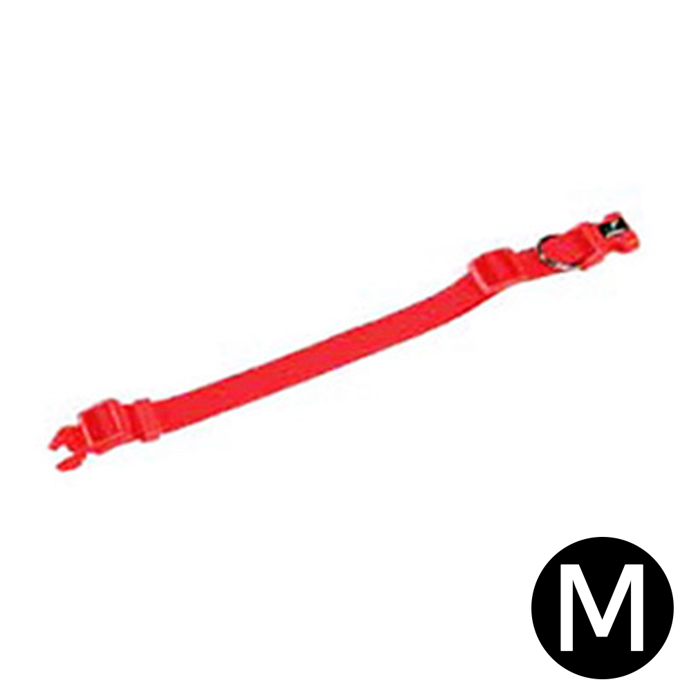 퍼피헛 강아지 목줄 15mm (레드) (M)