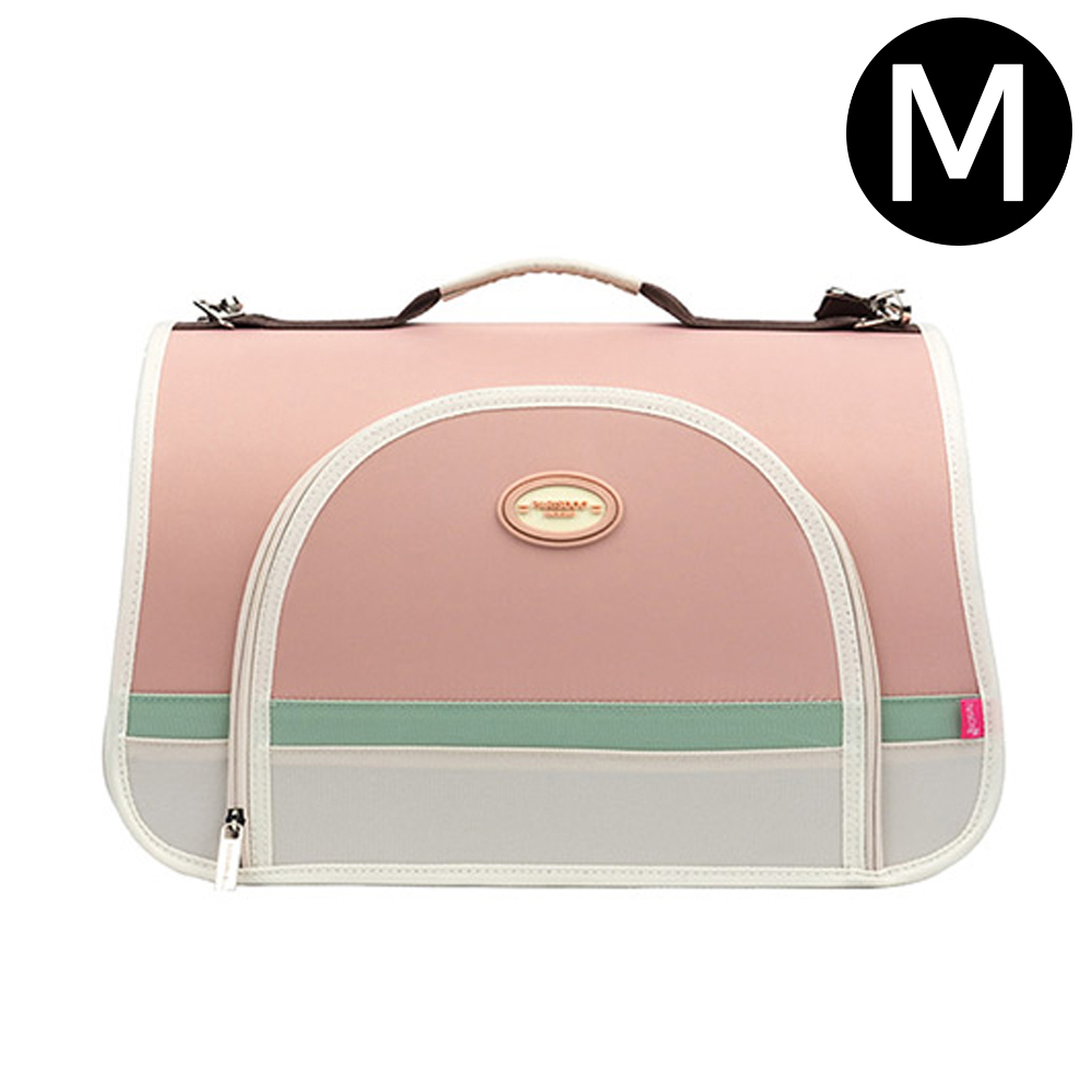 패리스독 강아지이동가방 트리플 돔캐리어 (핑크) (M)