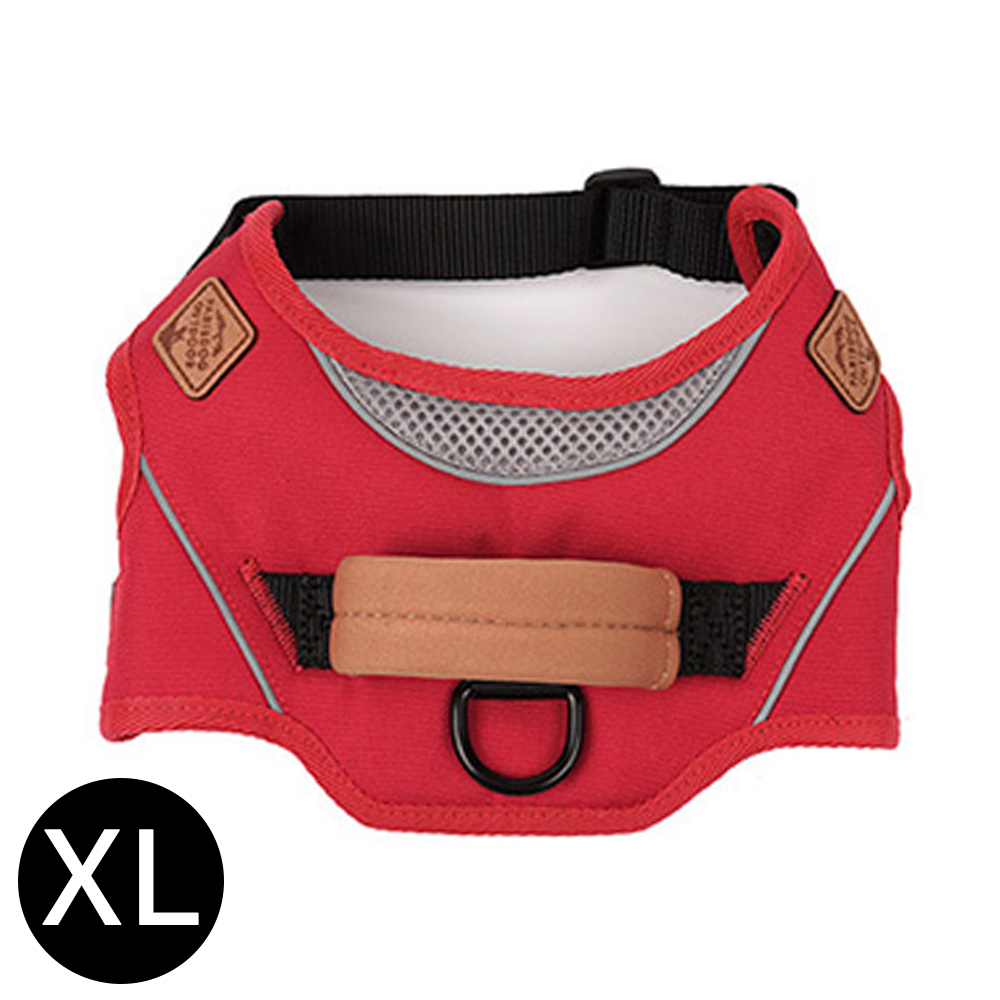 패리스독 강아지 패리스독 아웃도어 하네스 (레드) (XL)