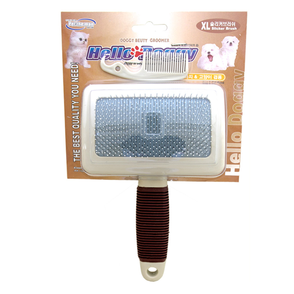헬로도기 팁 슬리커 브러쉬 (XL) (애완용품)