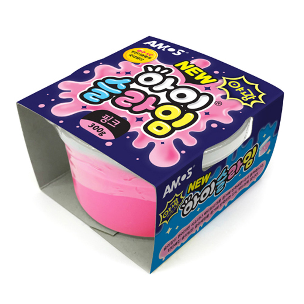 아모스 아이슬라임 야광 300g (야광핑크)