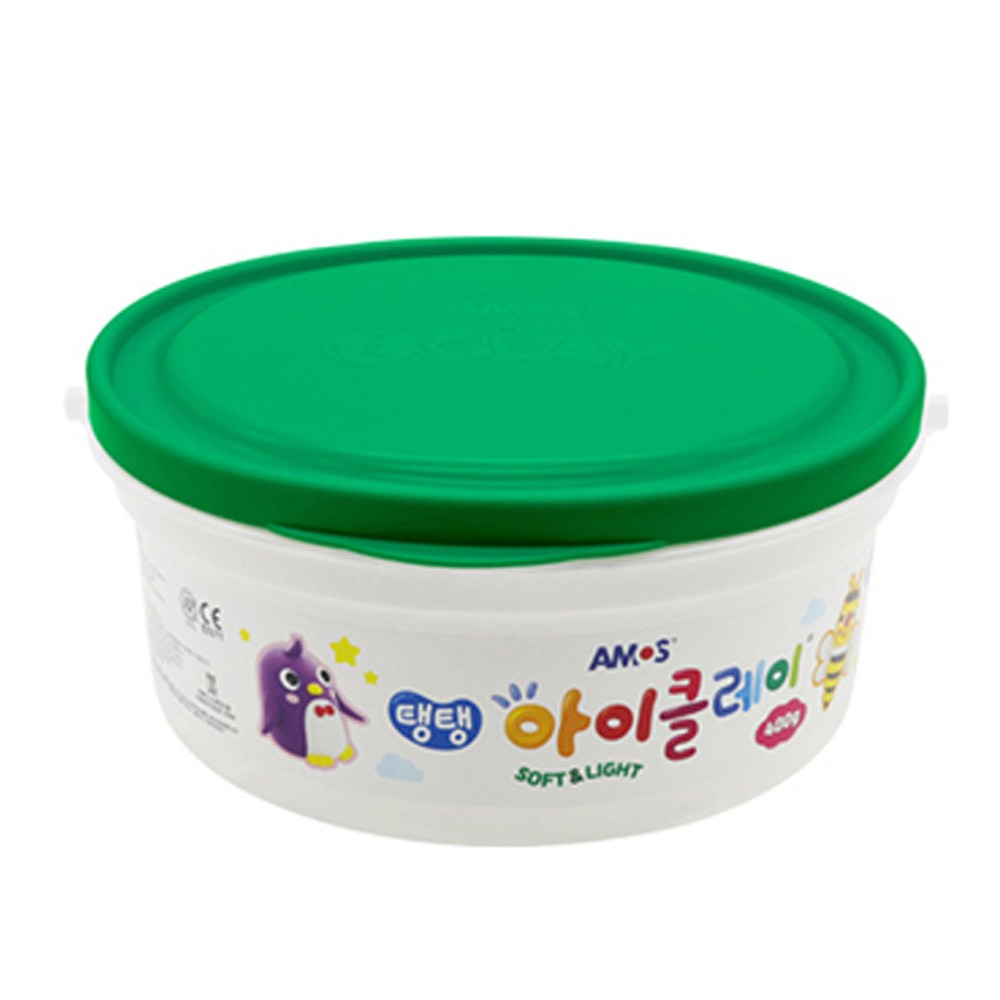 아모스 탱탱 아이클레이 대용량 버킷 400g (초록)