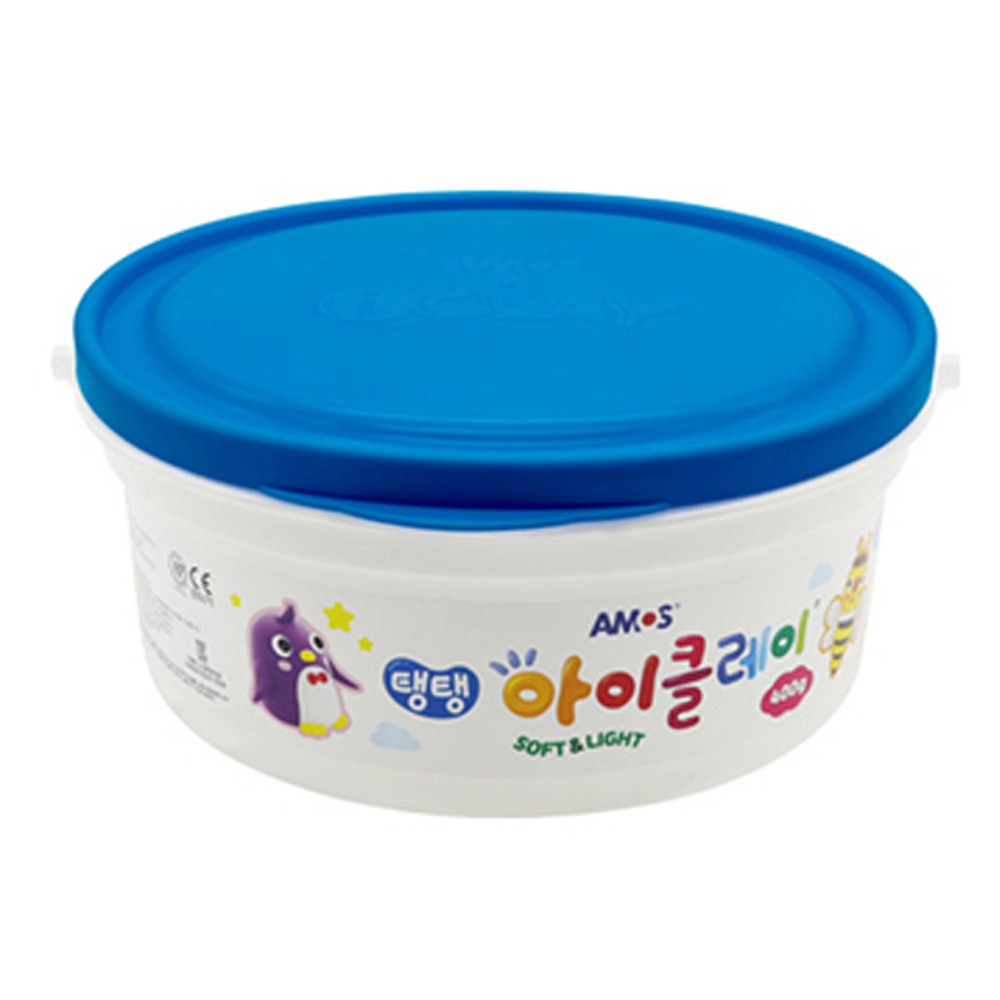 아모스 탱탱 아이클레이 대용량 버킷 400g (파랑)