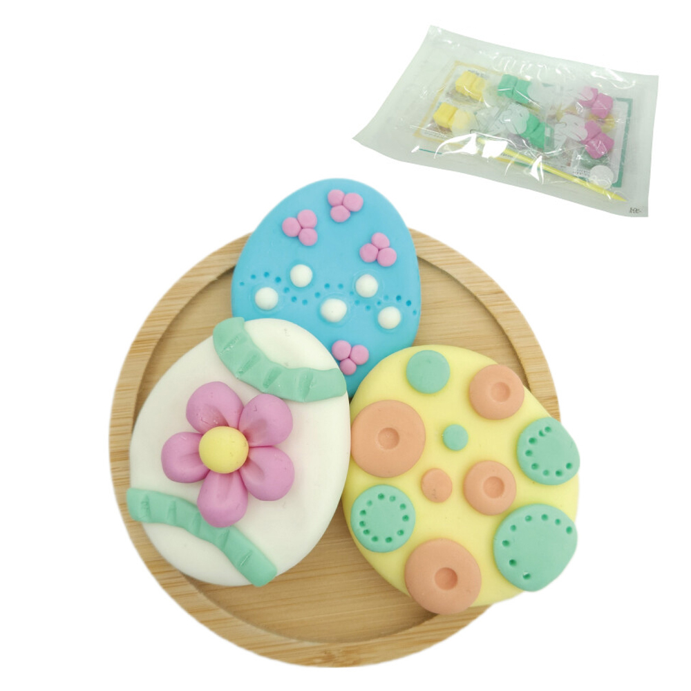 꼬메빔보 버블솝플레이 (비누찰흙) (향기) 비누클레이 달걀 (1인) 비누만들기