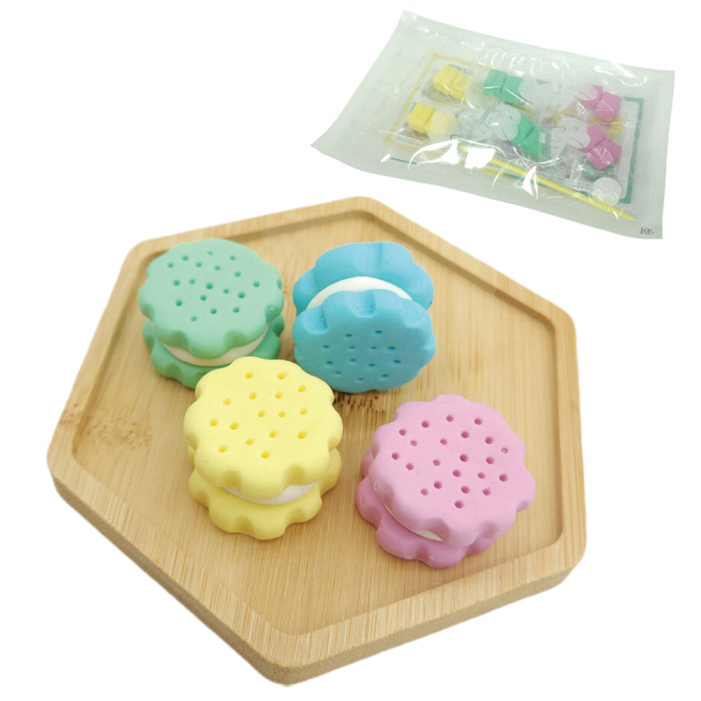 꼬메빔보 버블솝플레이 (비누찰흙) (향기) 비누클레이 쿠키샌드 (1인) 비누만들기