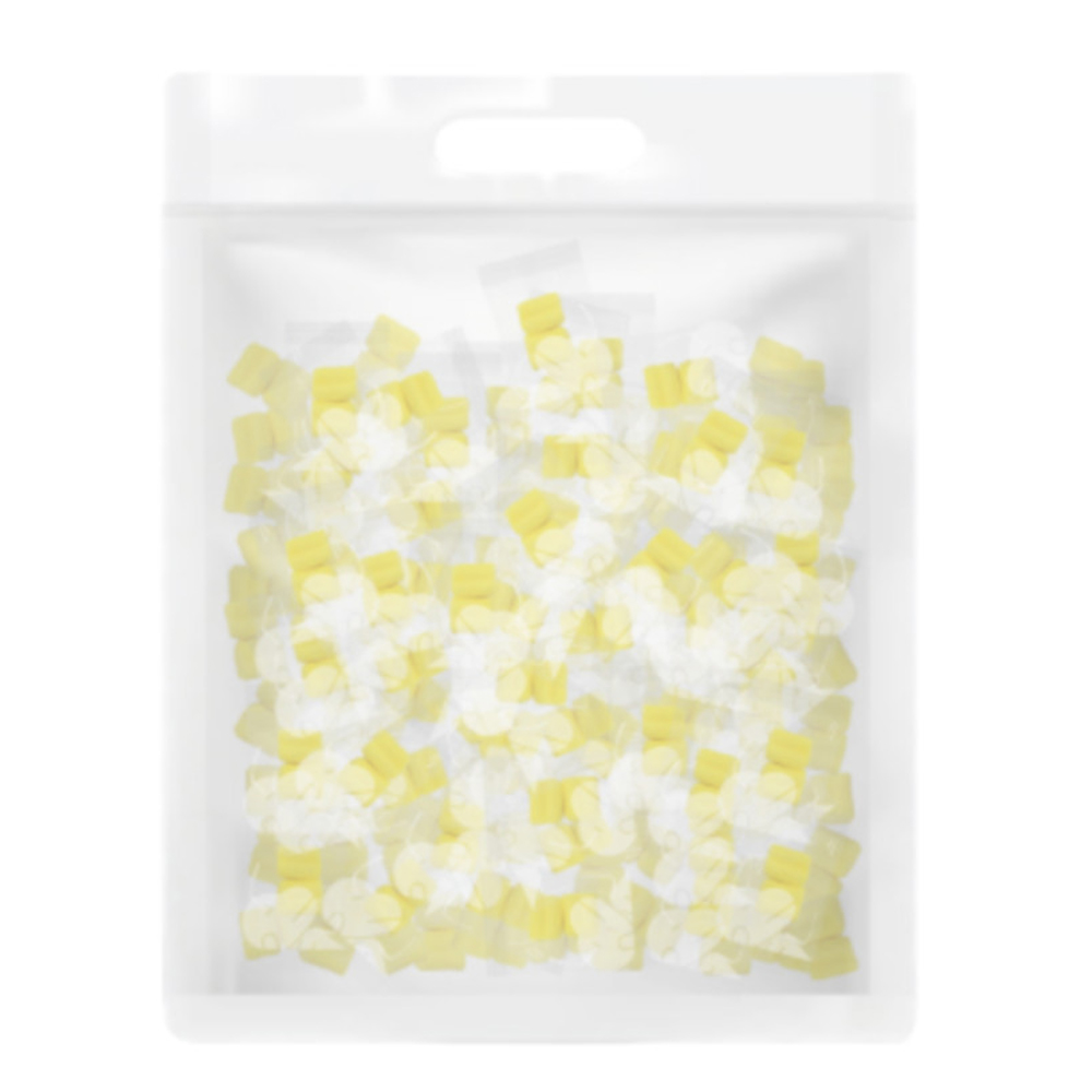 꼬메빔보 버블솝플레이 (비누찰흙) (향기) 비누클레이 10g x 100개입 (노랑) 비누만들기