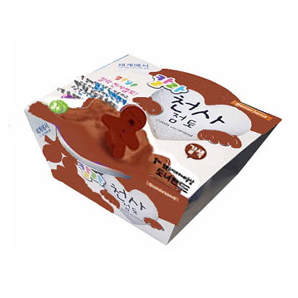 도너랜드 공작놀이 칼라 천사점토 30g 벌크 (갈색)