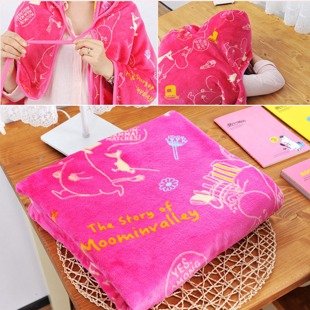 한정특가) 금홍팬시 무민 망토 담요 (핑크)