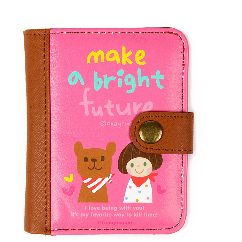 한정특가) 금홍팬시 오케이티나 심플 2단 지갑 (핑크)