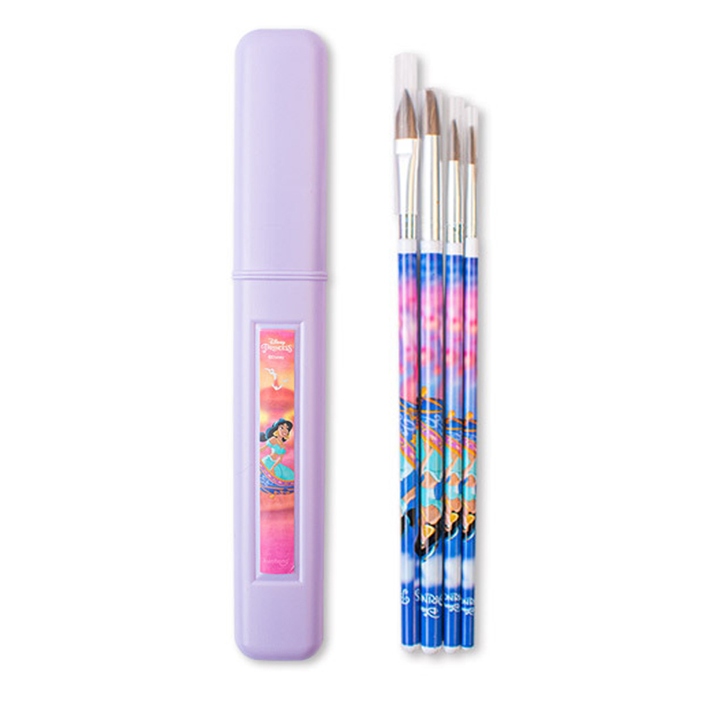 한정특가) 금홍팬시 디즈니 프린세스 캐릭터 붓. 붓통 세트