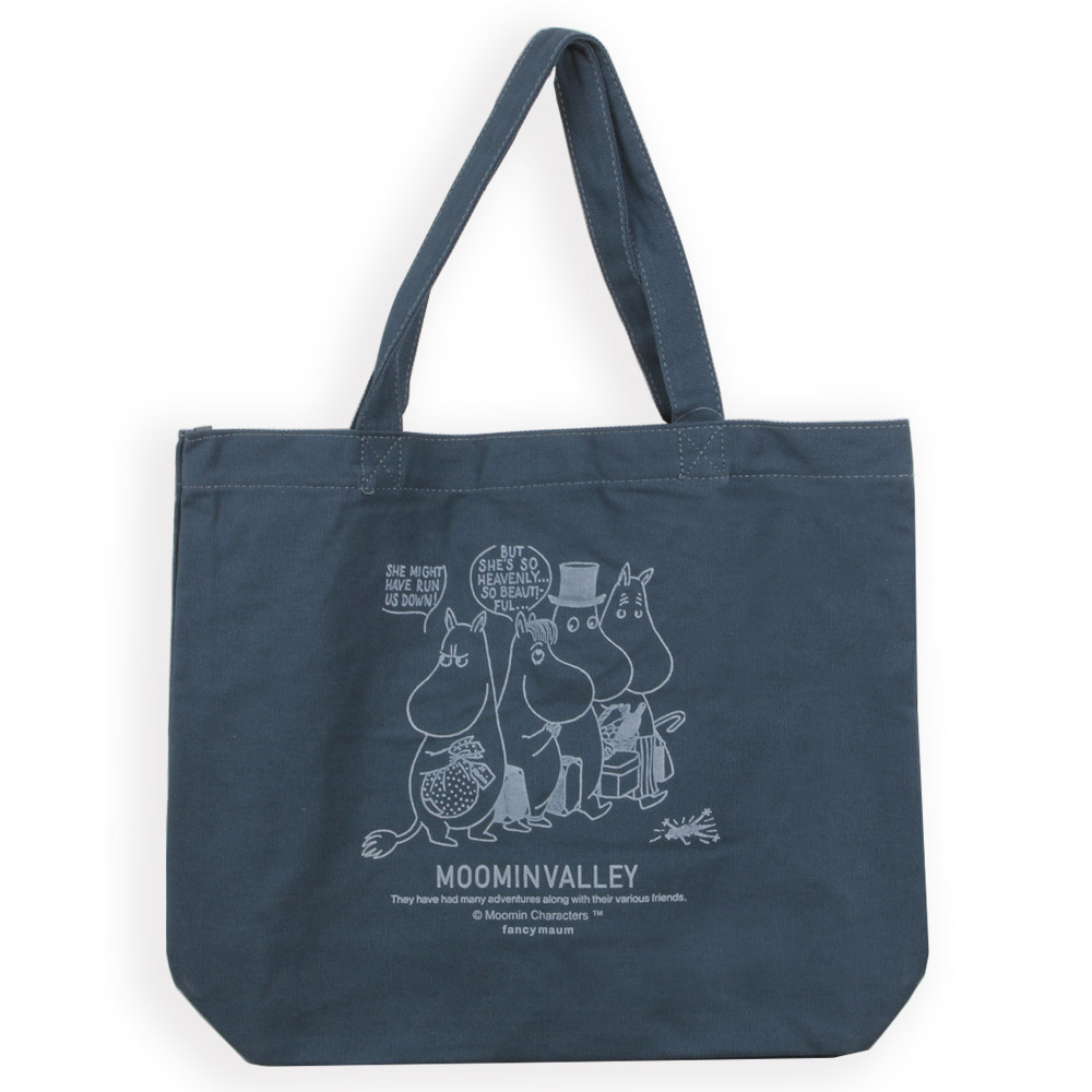 금홍팬시 에코백 무민 숄더백 에코백 숄더가방 (딥블루)