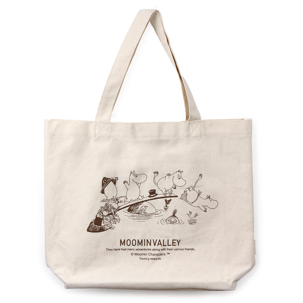 금홍팬시 에코백 무민 숄더백 에코백 숄더가방 (베이지)