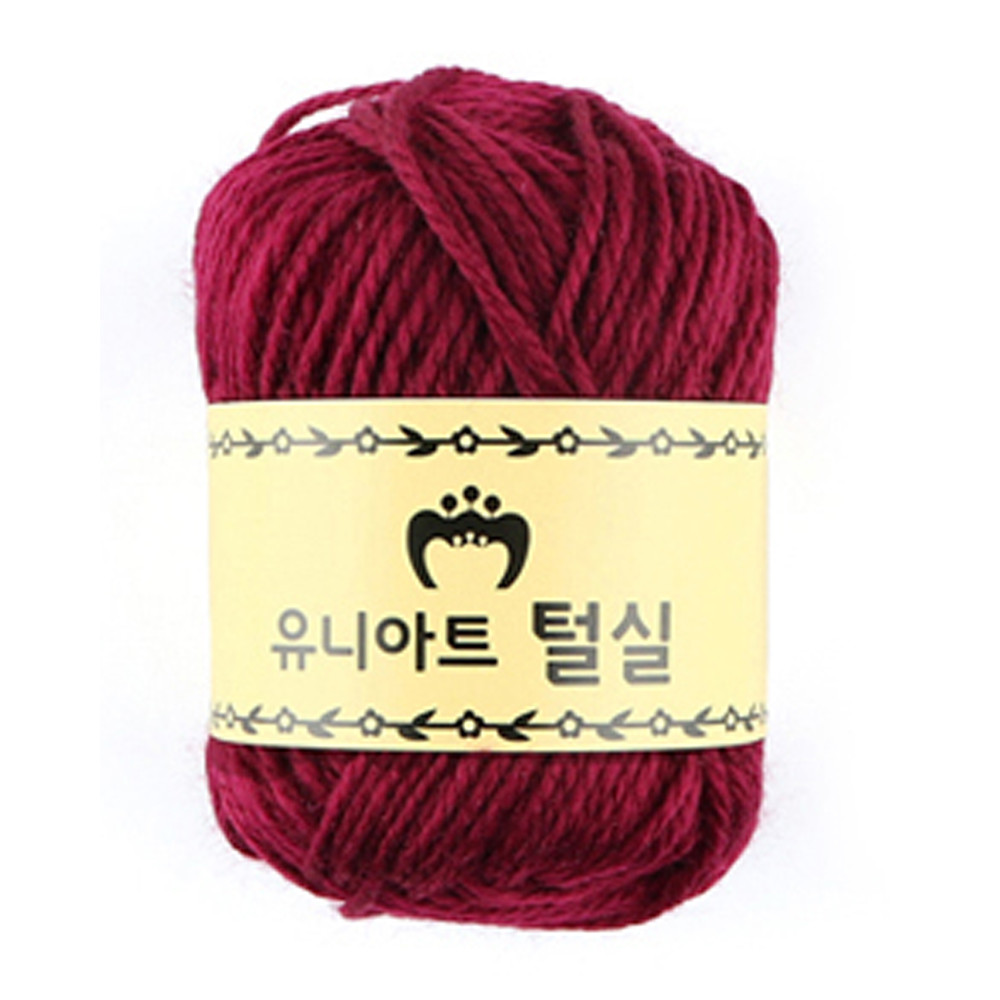 유니아트 (털실) 지관실 (와인)