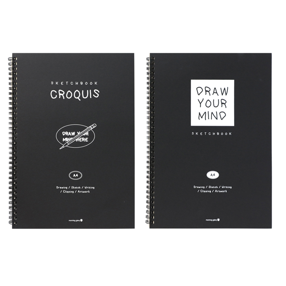 모닝글로리 A4 크로키북 (좌철) (랜덤1개)