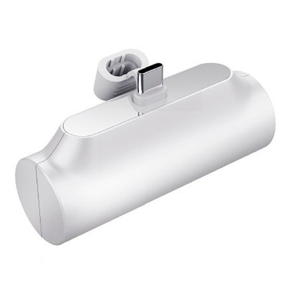 엑티몬 보조배터리 포켓 일체형보조배터리 5000mAh C타입 (화이트)