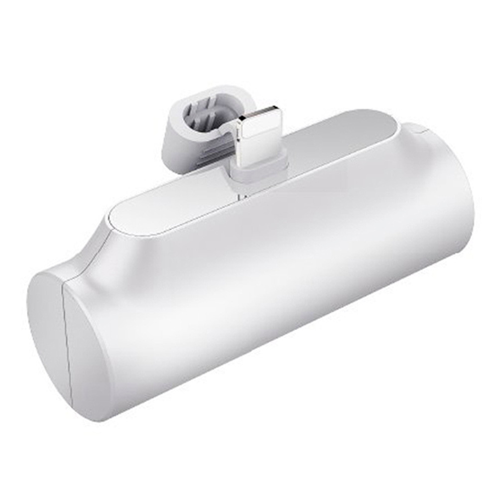 엑티몬 보조배터리 포켓 일체형보조배터리 5000mAh 8핀 (화이트)