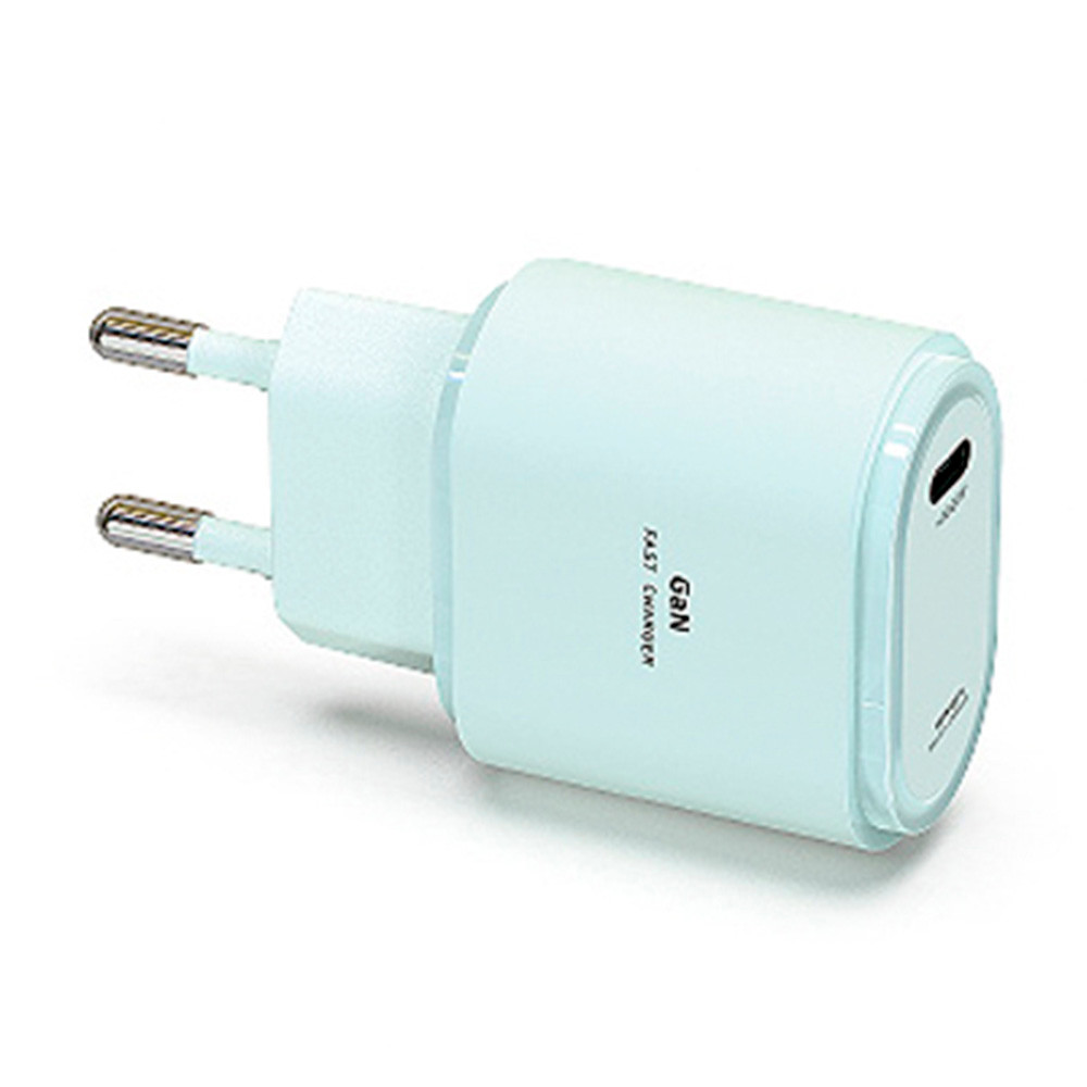 드리온 가정용고속충전기 가정용 충전기 GAN PD20W 1구 (케이블 미포함) (라이트 그린)