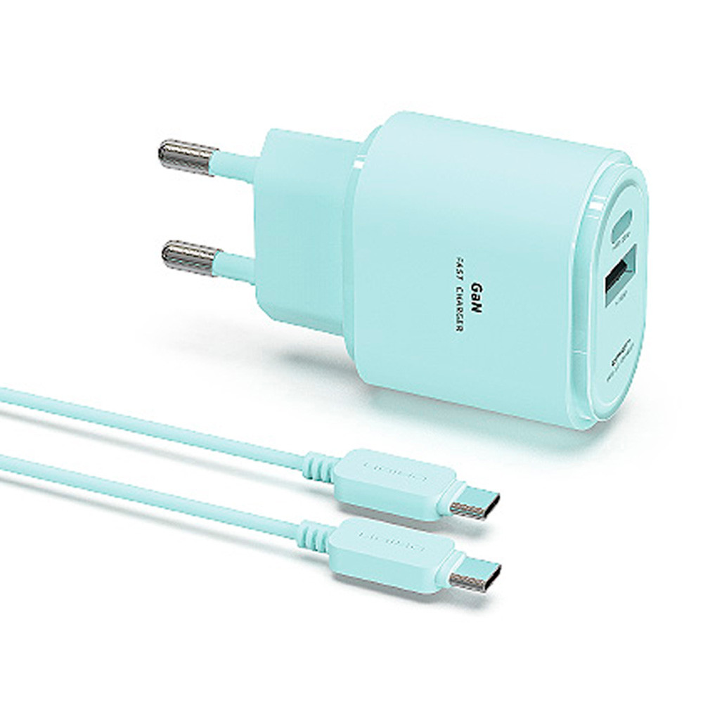 드리온 가정용고속충전기 가정용 GAN PD20W 2구 CtoC 케이블 (DR-PD20W-CU-T1-CP)