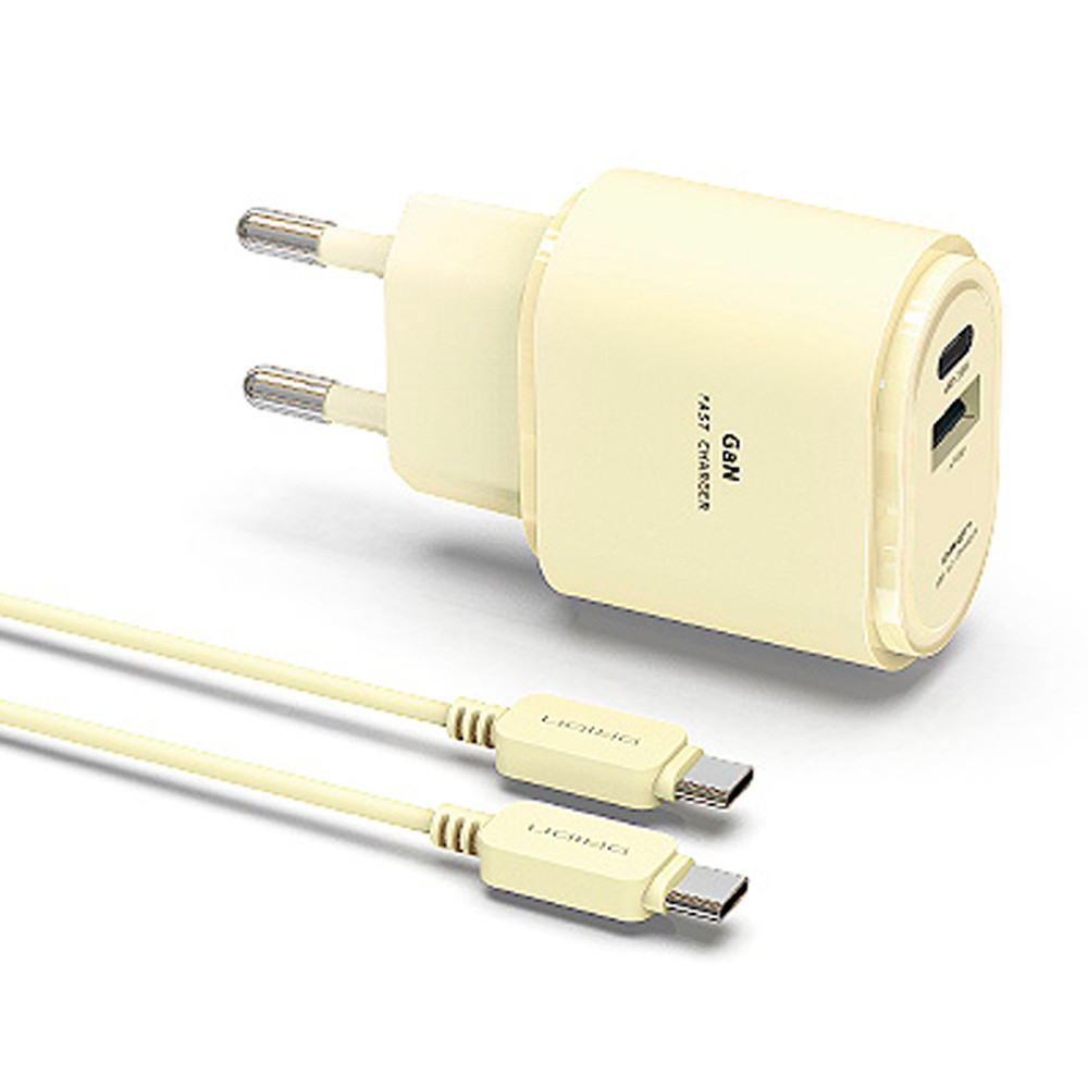 드리온 가정용고속충전기 가정용 GAN PD25W 2구 CtoC 케이블 (DR-PD25W-CU-T1-CP)