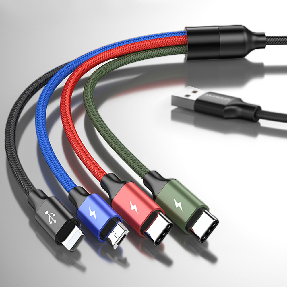 MUAMUA 4IN1 데이터 충전케이블 1.2M (CAFII-01)